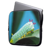Raupe Prometheus Moth, Callosamia Laptopschutzhülle (Vorderseite Links)