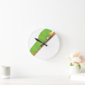 Raupe Runde Wanduhr (Zuhause)