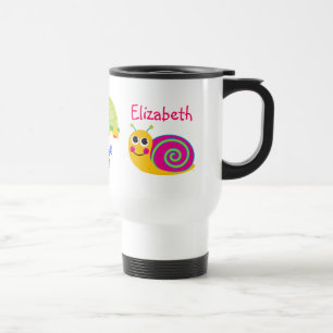 Raupe, Schildkröte, Schnecke-Reise-Tasse Reisebecher