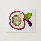 Raupe Schlafapfel Puzzle (Horizontal)