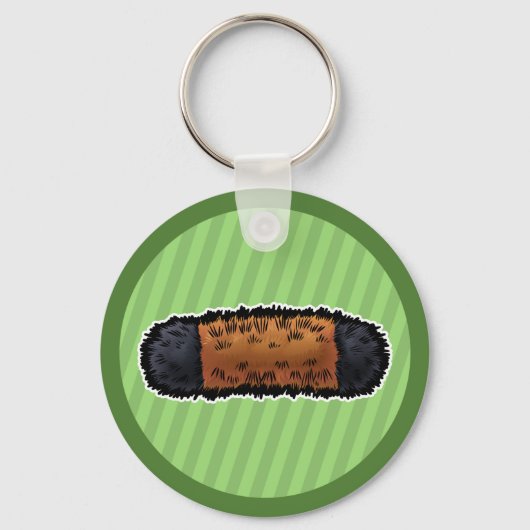 Raupe Schlüsselanhänger (Vorderseite)