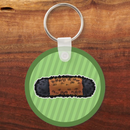 Raupe Schlüsselanhänger (Vorderseite)