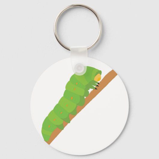 Raupe Schlüsselanhänger (Vorderseite)