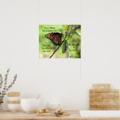 Raupe / Schmetterlingspreisposter Poster (Küche)