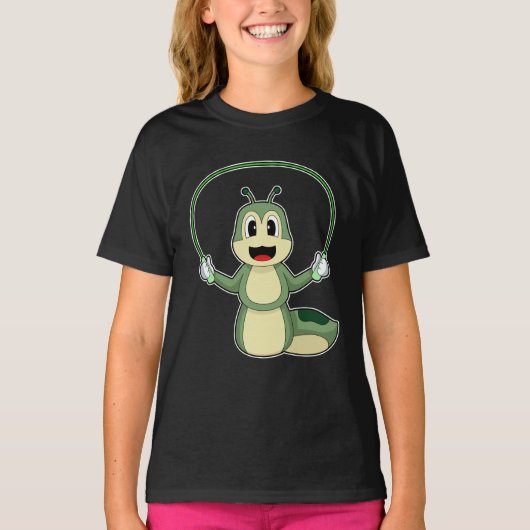 Raupe Sprungseil T-Shirt (Vorderseite)