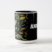 Raupe und Blätter Personalisiert