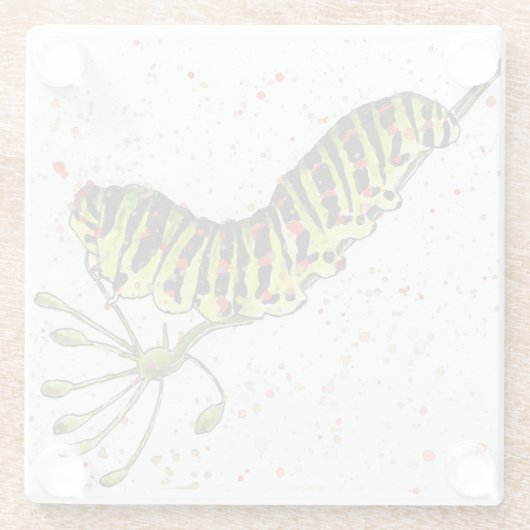 Raupe Untersetzer (Rückseite)