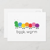 Raupe von Worm Postkarte (Vorne/Hinten)