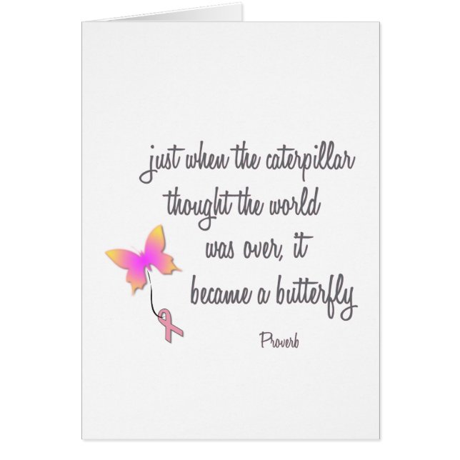 Raupe wurde ein Schmetterling (Vorne)