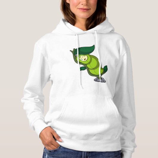 Raupe zum Schlafen mit Leaf Hoodie (Vorderseite)