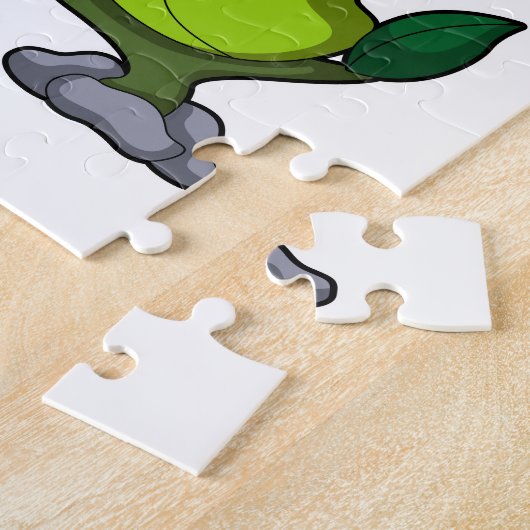 Raupe zum Schlafen mit Leaf Puzzle (Seite)