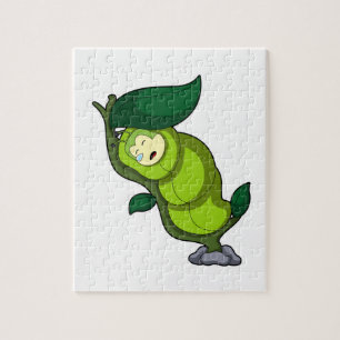 Raupe zum Schlafen mit Leaf Puzzle