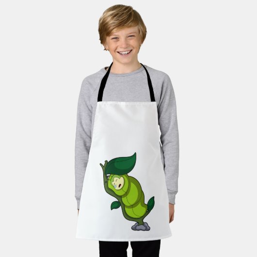 Raupe zum Schlafen mit Leaf Schürze (Getragen)