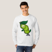 Raupe zum Schlafen mit Leaf T-Shirt (Vorne ganz)