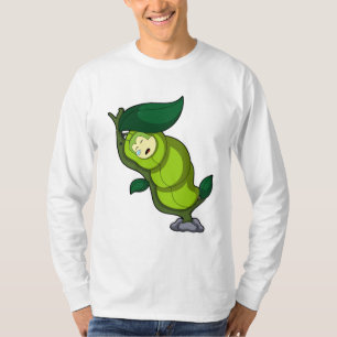 Raupe zum Schlafen mit Leaf T-Shirt