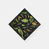 Raupen Himmel Serviette (Ecke)