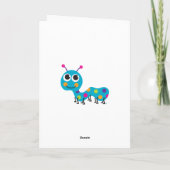 Raupen-Karte Karte (Rückseite)