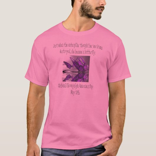 Raupen-Sprichwort… FM T-Shirt (Vorderseite)