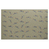 Raupen und Punkte Stoff (Fat Quarter (45,7 x 55,9 cm))