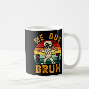 Raus Alter 67 letzter Schultag Kinder Junge sechs Kaffeetasse