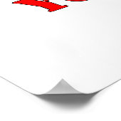 Raus aus deiner Comfort Zone! Poster (Ecke)