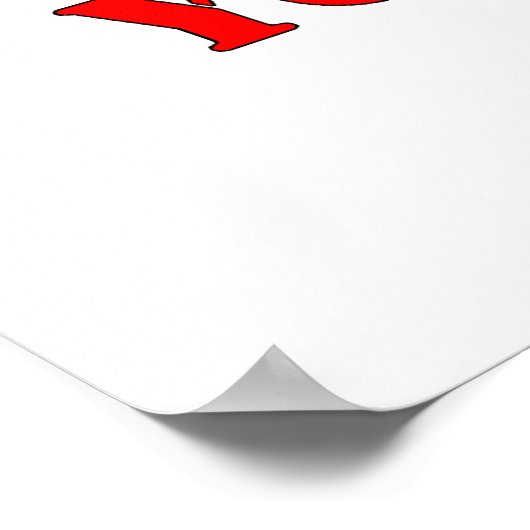 Raus aus deiner Comfort Zone! Poster (Ecke)