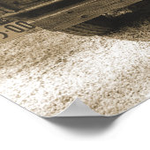 Raus aus dem Dodge - Hundfoto Poster (Ecke)