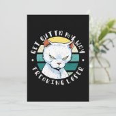 Raus aus meinem Weg, verrückter Verlierer, Moody C Einladung (Stehend Vorderseite)