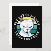 Raus aus meinem Weg, verrückter Verlierer, Moody C Einladung (Vorne/Hinten)