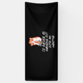 Raus mit meinem Hamster Banner (Vertikal)