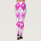 Raute 3d Herz Leggings (Rückseite)
