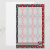 Raute Ashes and Embers Stationery Briefpapier (Vorne/Hinten)