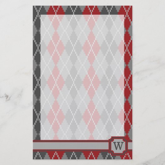 Raute Ashes and Embers Stationery Briefpapier (Vorderseite)