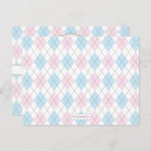 Raute Babyduschempfehlung für Mama Hinweiskarte (Vorne/Hinten)