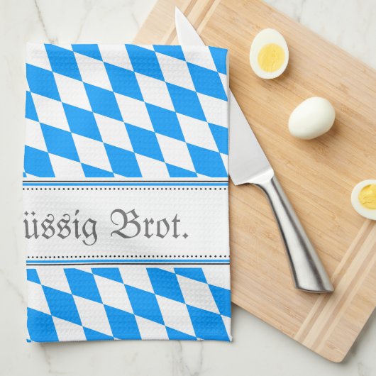 Raute Bayern, rein Geschirrtuch (Viertel Falte)