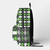 Raute Bedruckter Rucksack (Rechts)
