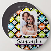 Raute Button (Vorne & Hinten)