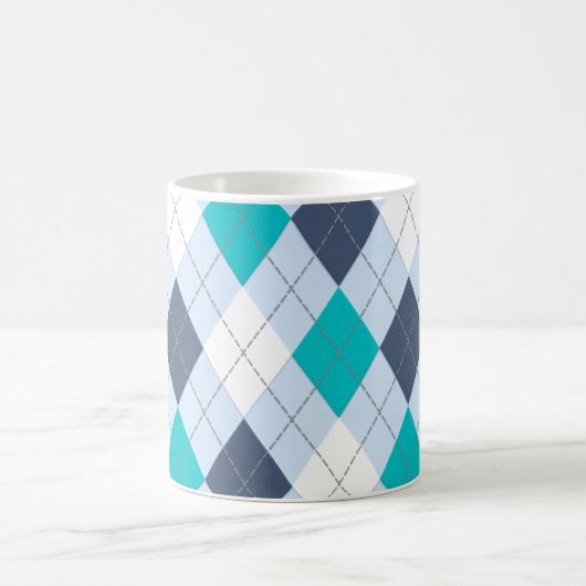 Raute: Code-Name "eklektische blaue" Tasse (Mittel)