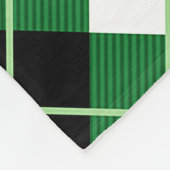 Raute Diagonal Diamond Kariert Fleecedecke (Ecke)