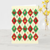 Raute Diamond Christmas Karte (Gelbe Blume)