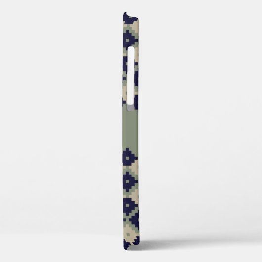 Raute fair einfache nahtlose Muster abstrakt, Case-Mate iPhone Hülle (Rückseite / Links)