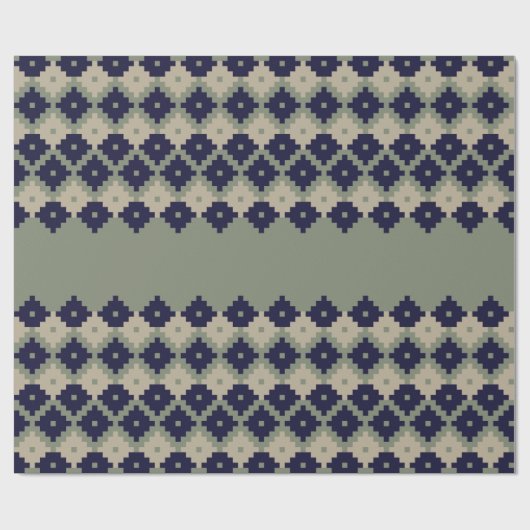 Raute fair einfache nahtlose Muster abstrakt, Geschenkpapier (Flach)