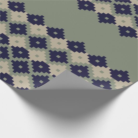 Raute fair einfache nahtlose Muster abstrakt, Geschenkpapier (Ecke)