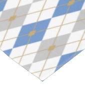 Raute-Farbkombination 2 Tischdecke (Schrägansicht)