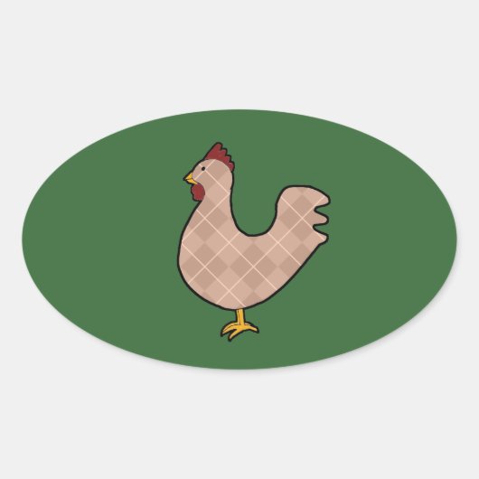 Raute Folk Art Aufkleber (Vorderseite)