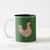 Raute Folk Art Rooster Tasse (Links)