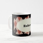 Raute Frame individuell anpassbar Kaffeetasse (Vorderseite Links)