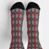 Raute für Asche und Besen Socken (Oben)