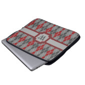 Raute für Asche und Embers Laptopschutzhülle (Vorne Knopf)