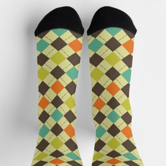 Raute Gemustert Socken (Oben)